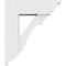 Ekena Millwork Standard Olympic Architectural Grade PVC Bracket with Traditional Ends, 5"W x 12"D x 14"H BKTP05X12X14OLY01 - alternate 2